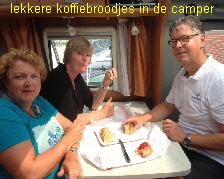 lekkere koffiebroodjes in de camper